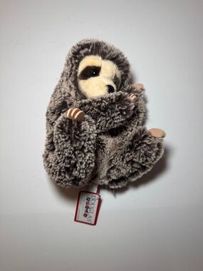 Douglas Chaz Sloth Handful Plush NWT Stuffed Animal Soft Cuddle Toy